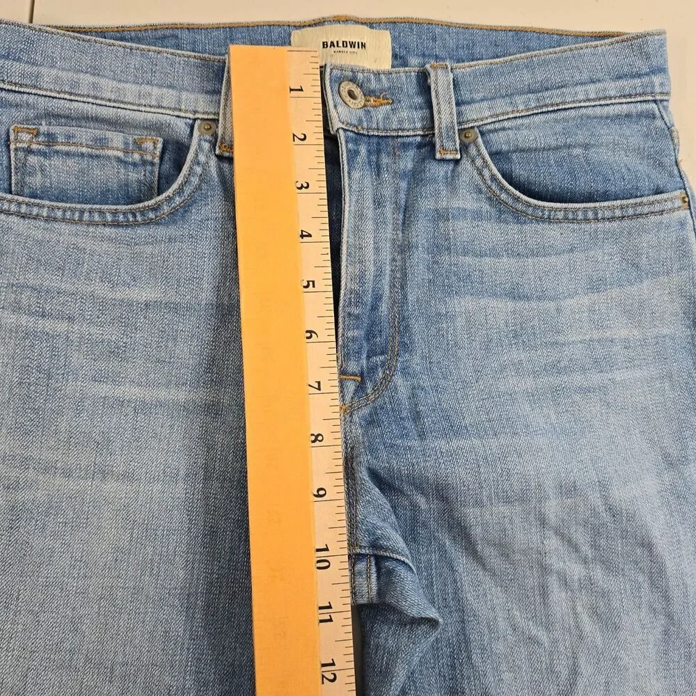 BALDWIN denim Sz Size 27x29 Stella Harvey Mid-rise Straight